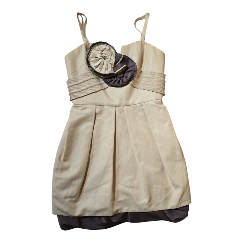 BCBG MaxAzria Runway Minidress Spaghetti Strap Pockets Size 0